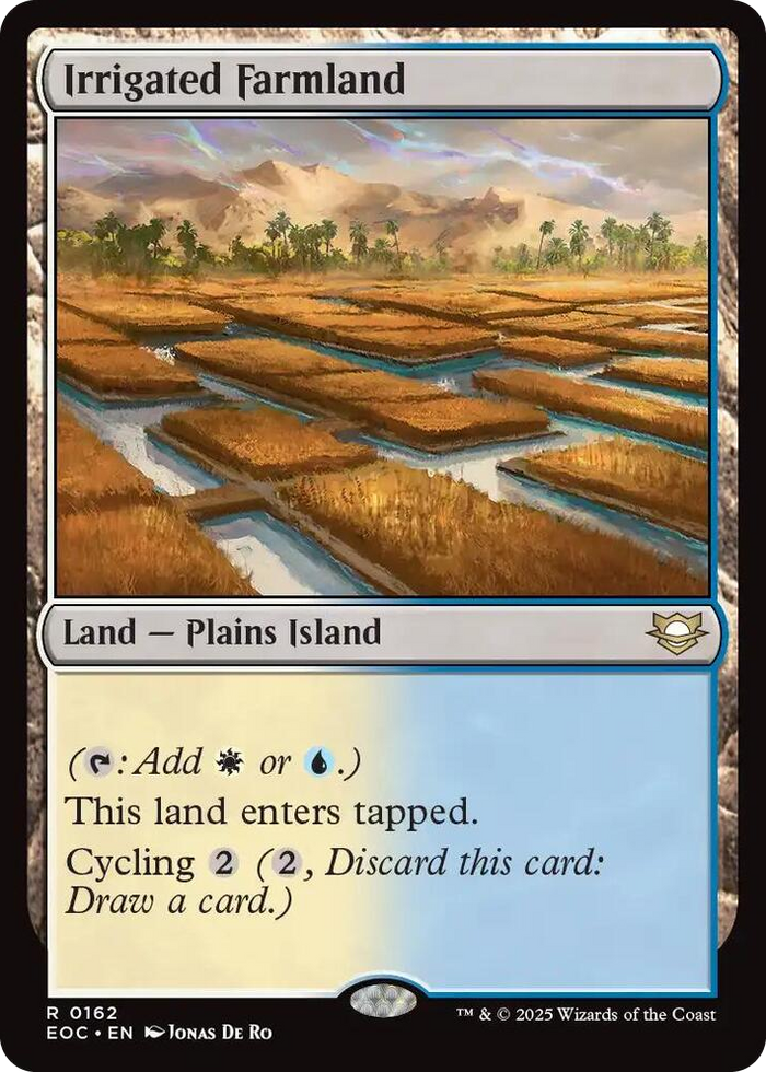 Irrigated Farmland #162 R - Commander: Edge of Eternities Pokemon card