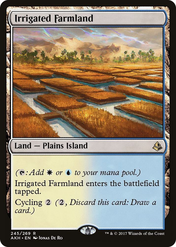 Irrigated Farmland #245 R - Amonkhet Pokemon card