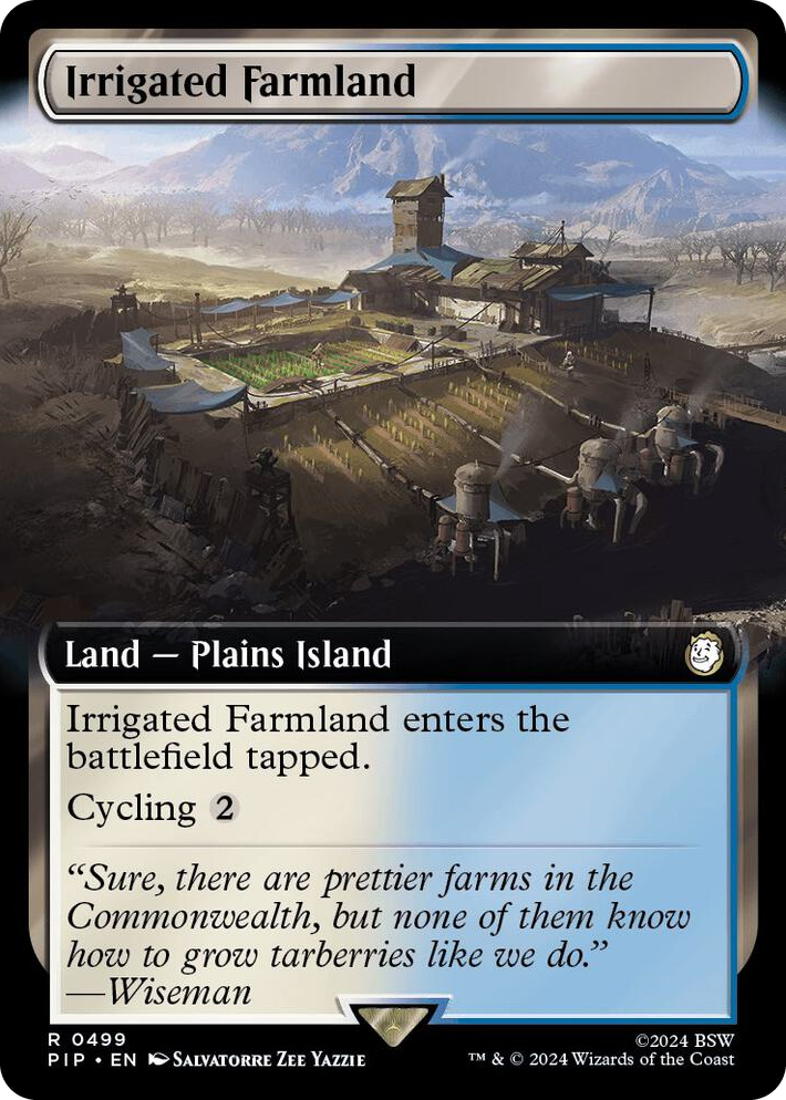 0499 Irrigated Farmland (Extended Art) R Universes Beyond: Fallout