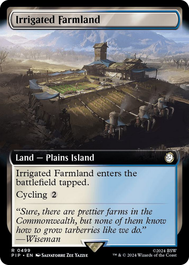 0499 Irrigated Farmland (Extended Art) R Universes Beyond: Fallout
