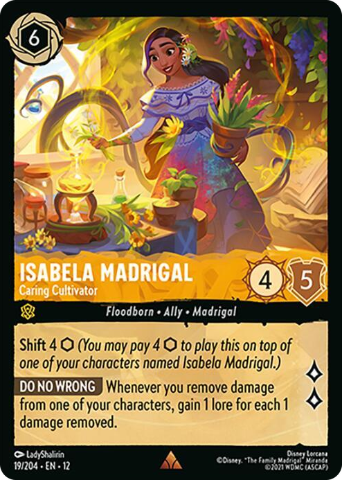 0019 Isabela Madrigal - Caring Cultivator Rare Wilds Unknown
