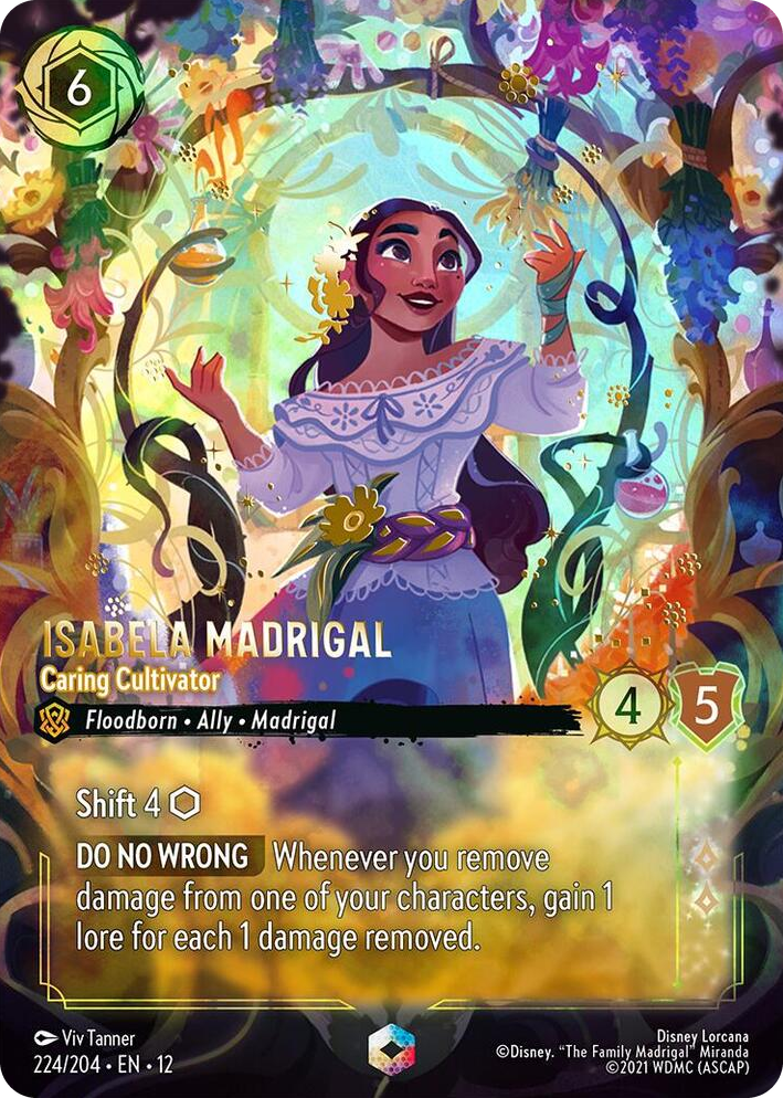 0224 Isabela Madrigal - Caring Cultivator (Enchanted) Enchanted Wilds Unknown