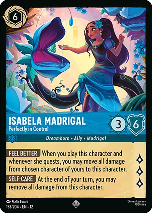 0153 Isabela Madrigal - Perfectly in Control Super Rare Wilds Unknown