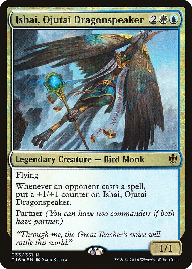Ishai, Ojutai Dragonspeaker #33 M - Commander 2016 Pokemon card