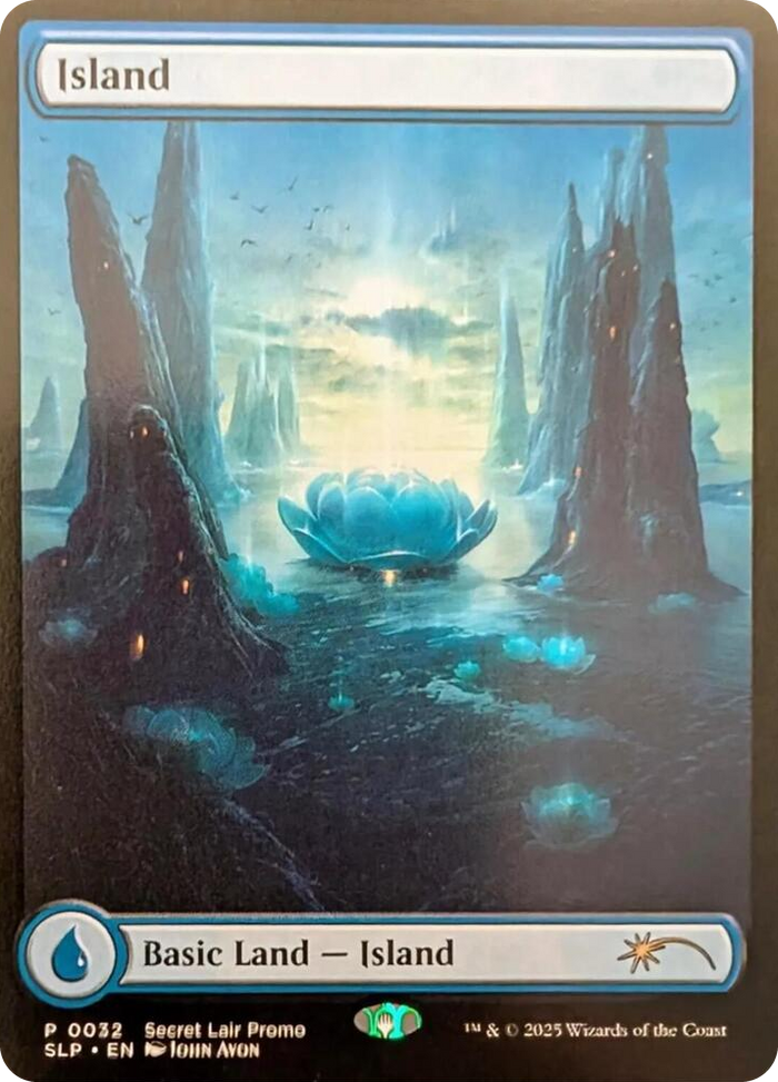 Island (0032) #32 P - Secret Lair Showdown Pokemon card