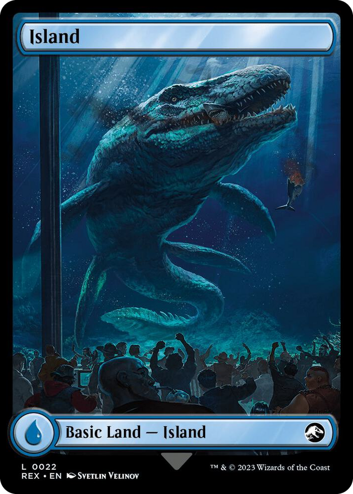 Island #22 L - Universes Beyond: Jurassic World Collection Pokemon card