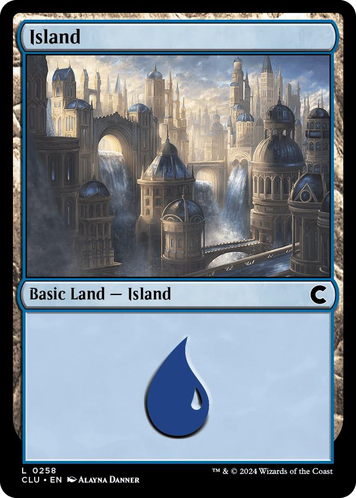 0258 Island (0258) L Ravnica: Clue Edition