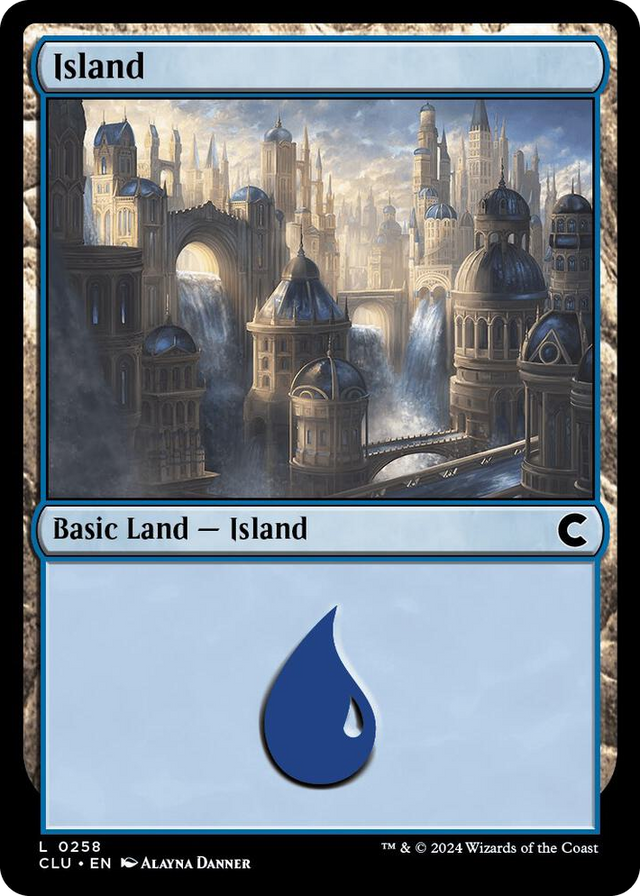 0258 Island (0258) L Ravnica: Clue Edition