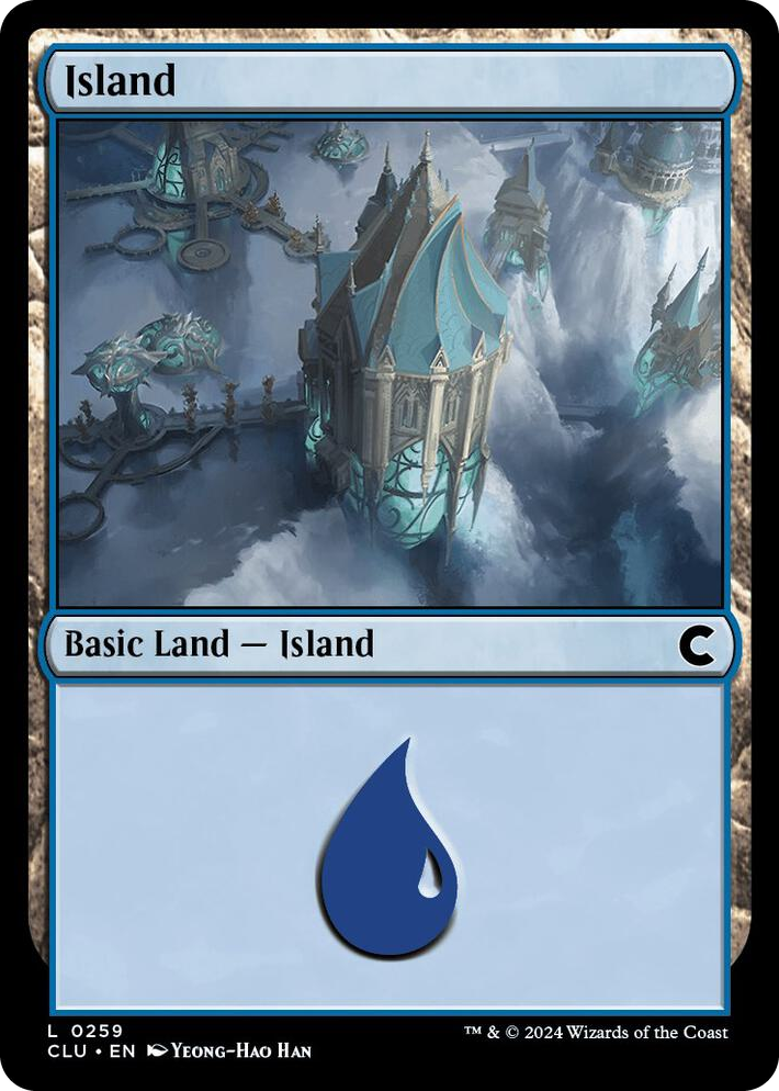 0259 Island (0259) L Ravnica: Clue Edition