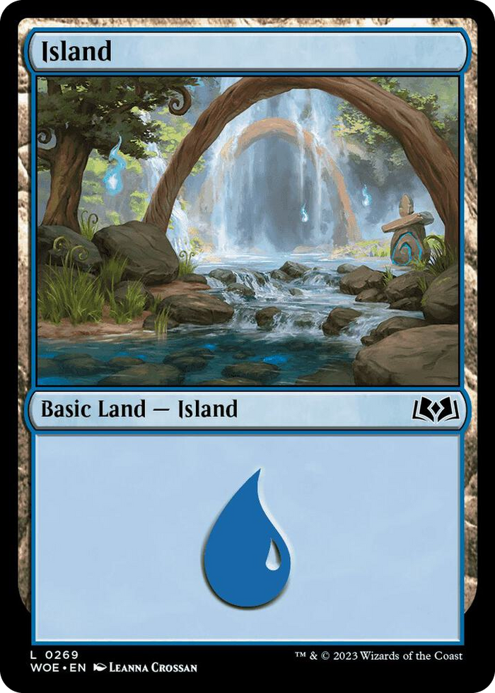 Island (0269) #269 L - Wilds of Eldraine Pokemon card