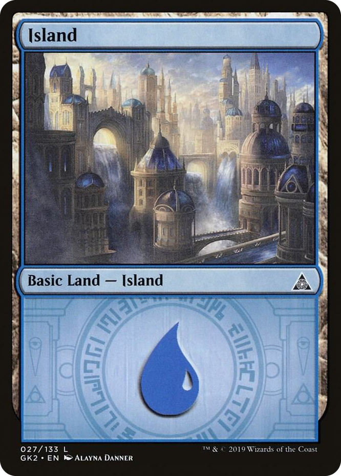 0027 Island (027) L Ravnica Allegiance: Guild Kits