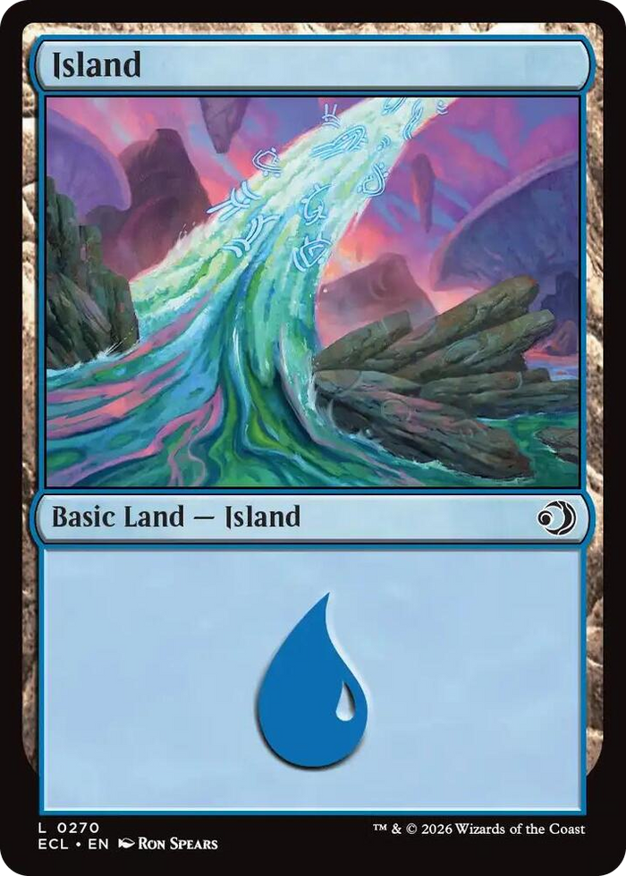 Island (0270) #270 L - Lorwyn Eclipsed Pokemon card
