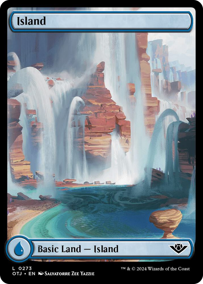 Island (0273) #273 L - Outlaws of Thunder Junction Pokemon card