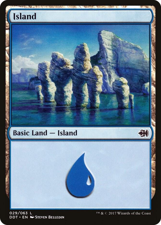 0029 Island (029) L Duel Decks: Merfolk vs. Goblins