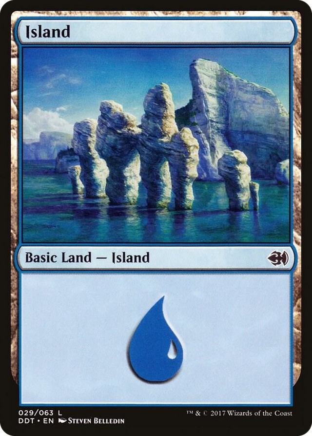 0029 Island (029) L Duel Decks: Merfolk vs. Goblins