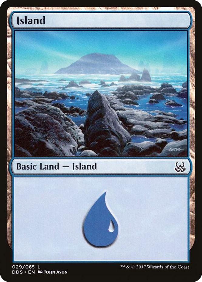 Island (029) #29 L - Duel Decks: Mind vs. Might Pokemon card