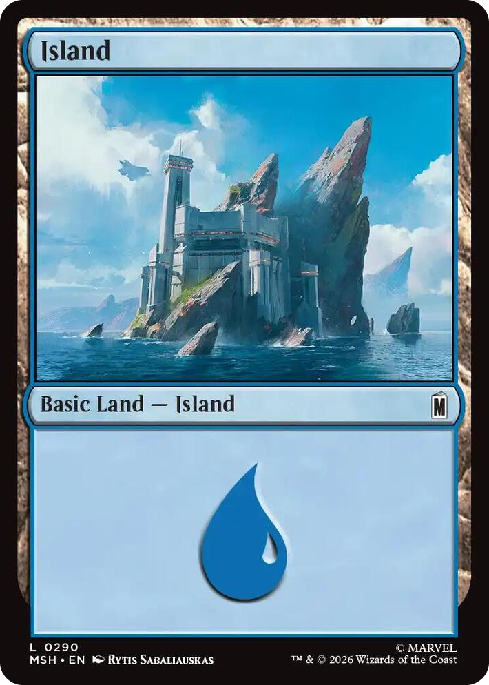 0290 Island (0290) L Marvel Super Heroes