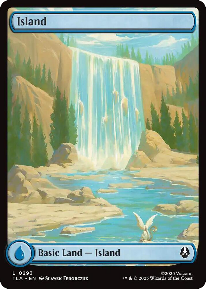 Island (0293) #293 L - The Last Airbender Pokemon card
