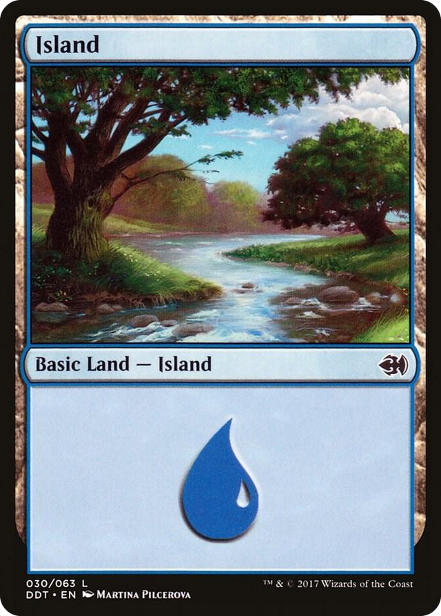 0030 Island (030) L Duel Decks: Merfolk vs. Goblins