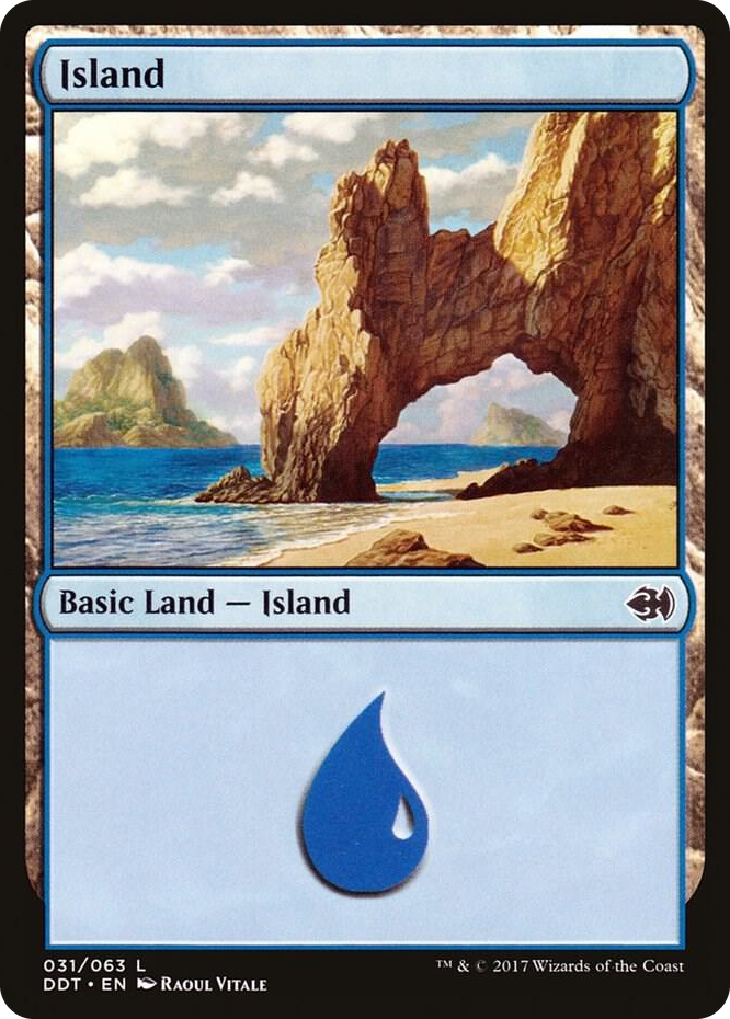 0031 Island (031) L Duel Decks: Merfolk vs. Goblins