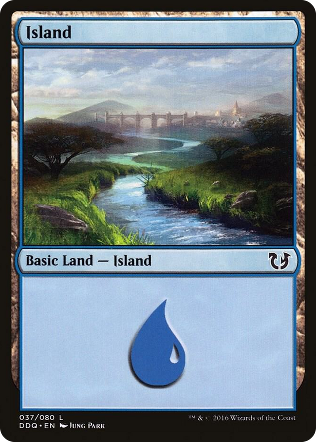 0037 Island (037) L Duel Decks: Blessed vs. Cursed
