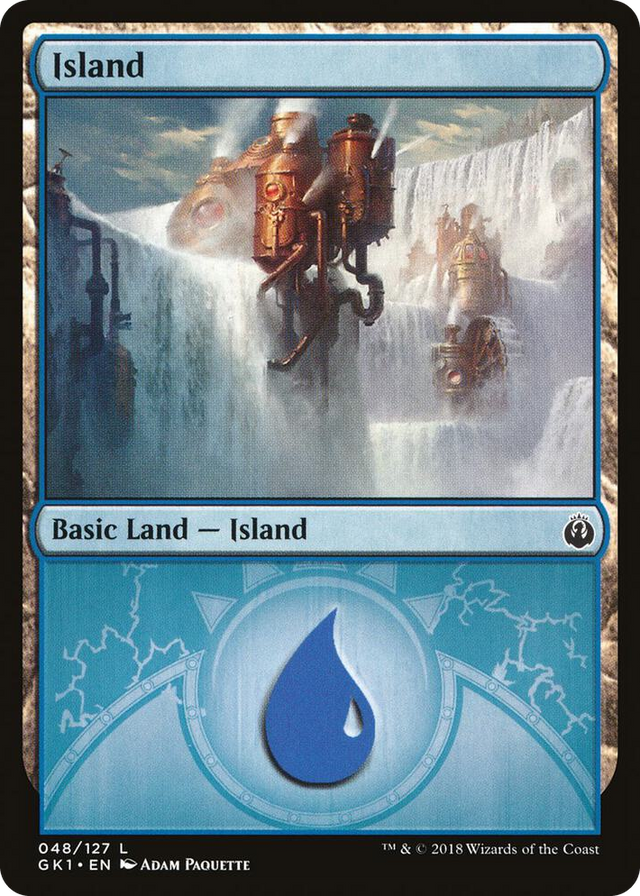0048 Island (048) L Guilds of Ravnica: Guild Kits
