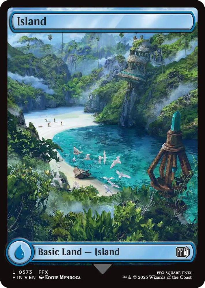 0573 Island (0573) (Surge Foil) L FINAL FANTASY