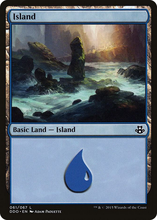 0061 Island (061) L Duel Decks: Elspeth vs. Kiora