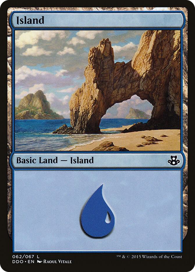 0062 Island (062) L Duel Decks: Elspeth vs. Kiora