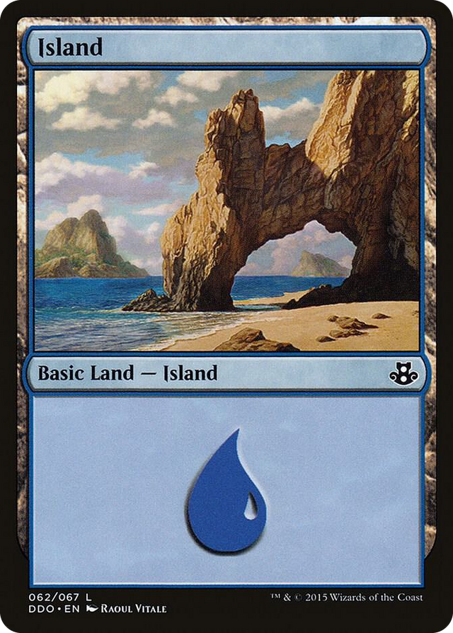 0062 Island (062) L Duel Decks: Elspeth vs. Kiora