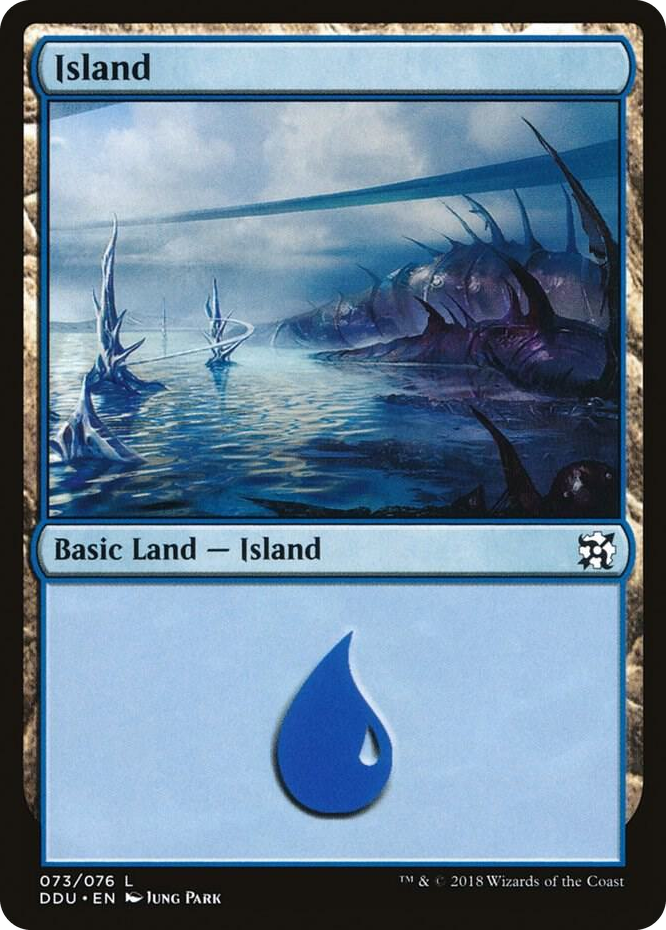 0073 Island (073) L Duel Decks: Elves vs. Inventors