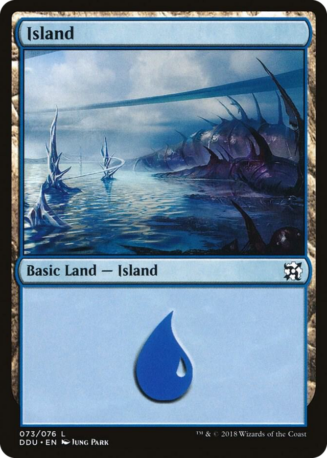 0073 Island (073) L Duel Decks: Elves vs. Inventors