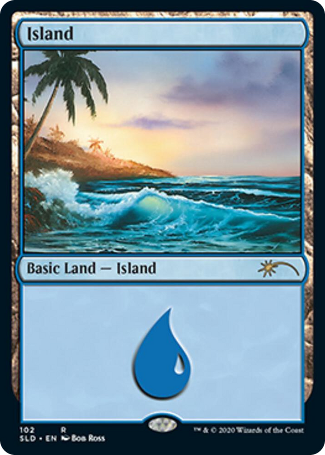 0102 Island (102) (Bob Ross) R Secret Lair Drop Series