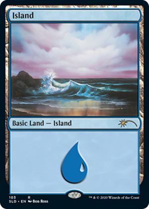 0103 Island (103) (Bob Ross) R Secret Lair Drop Series