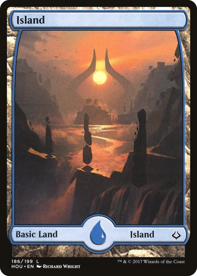 0186 Island (186) - Full Art L Hour of Devastation
