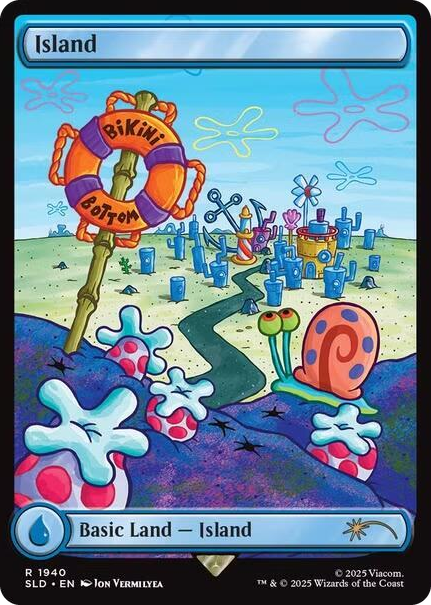 Island (1940) #1940 R - Secret Lair Drop Series Pokemon card