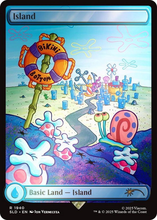 1940 Island (1940) (Rainbow Foil) R Secret Lair Drop Series