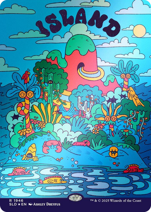 1946 Island (1946) (Rainbow Foil) R Secret Lair Drop Series