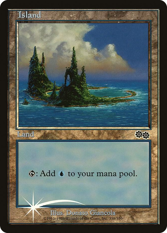 Island (1999) #338 P - Arena Promos Pokemon card