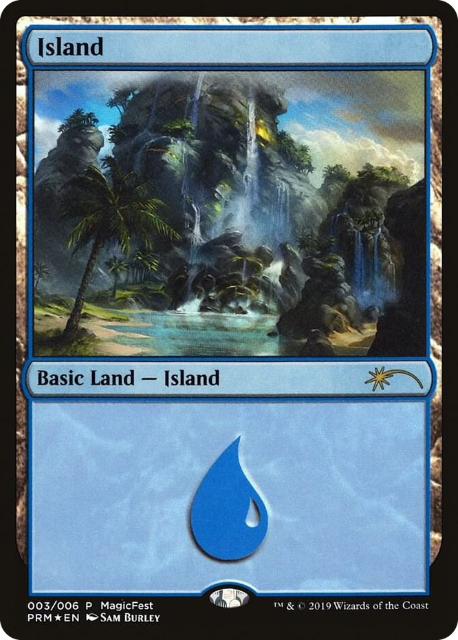 0003 Island (2019) L MagicFest Cards