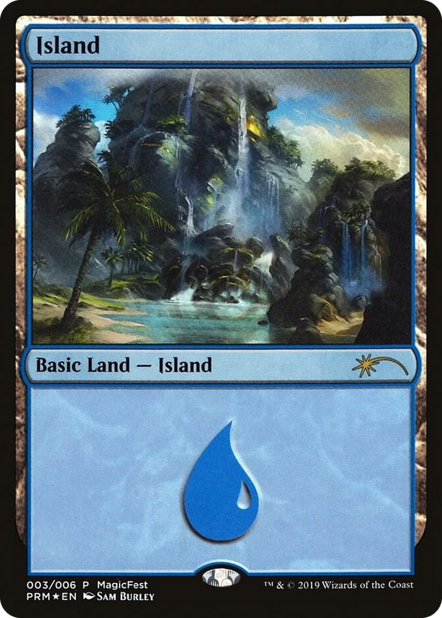 0003 Island (2019) L MagicFest Cards