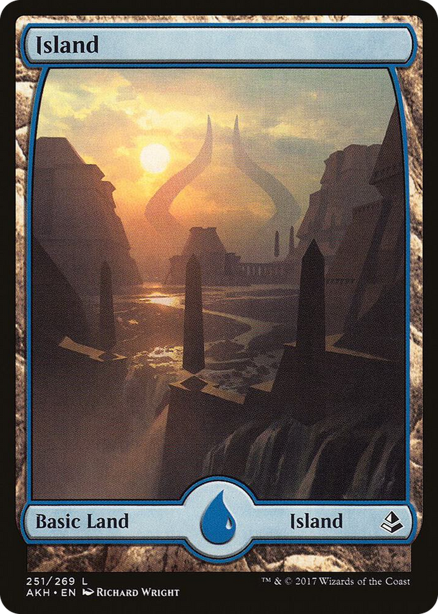 0251 Island (251) - Full Art L Amonkhet