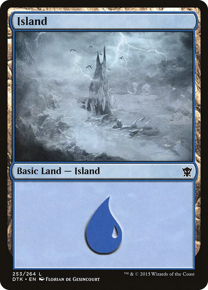 0253 Island (253) L Dragons of Tarkir