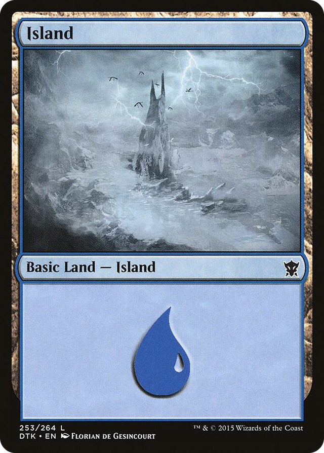 0253 Island (253) L Dragons of Tarkir
