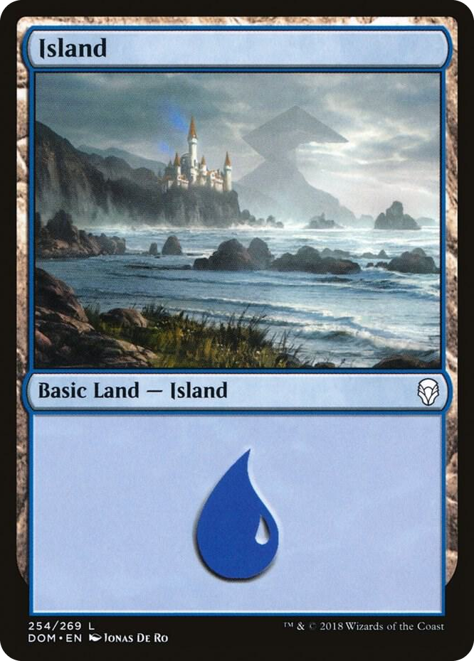 0254 Island (254) L Dominaria