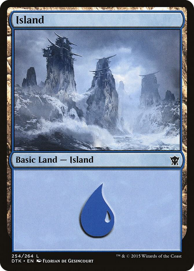 0254 Island (254) L Dragons of Tarkir