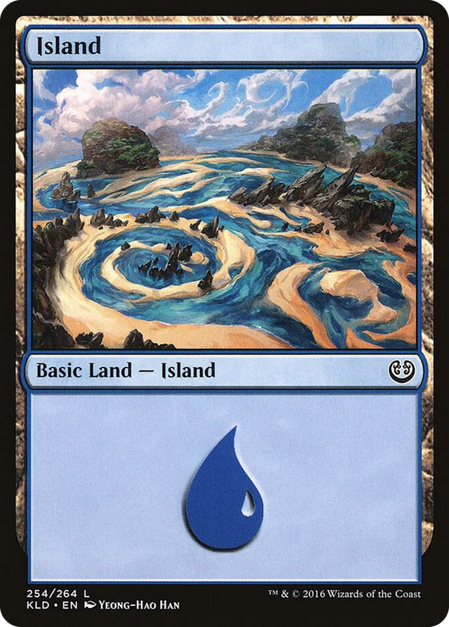 0254 Island (254) L Kaladesh