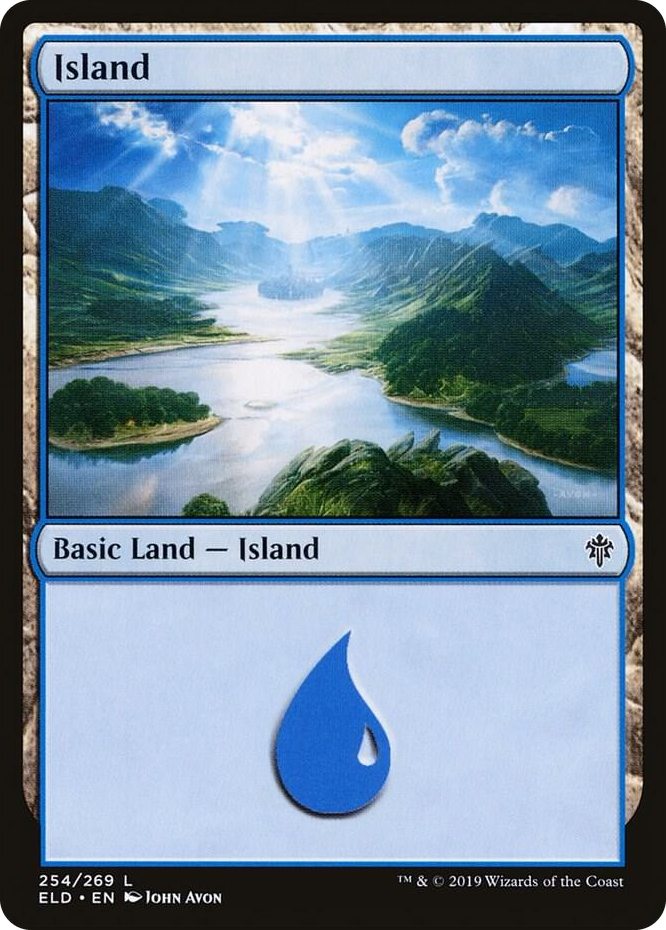 0254 Island (254) L Throne of Eldraine
