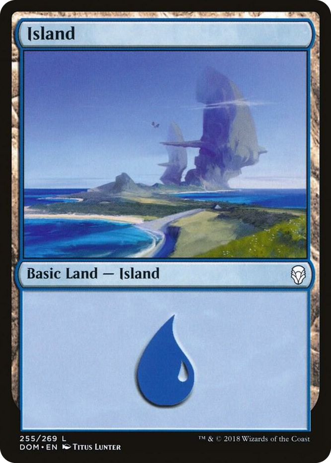 0255 Island (255) L Dominaria