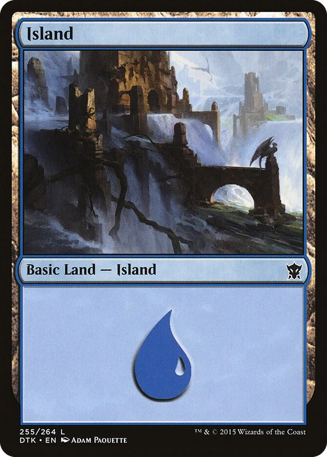 0255 Island (255) L Dragons of Tarkir